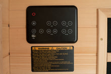 Load image into Gallery viewer, Blisspod | Vienna | Corner Spacious Far Infrared Sauna | Canadian Hemlock Wood | Ultra Low EMF | 12 Heaters | 4-5 Persons