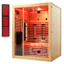 Load image into Gallery viewer, Blisspod I Venetian RED I All-In-One - Full Spectrum + Red Light Therapy I Indoor Premium Sauna I 3 Person