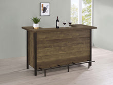 Load image into Gallery viewer, Bellemore Freestanding Home Bar Wine Cabinet Rustic Oak