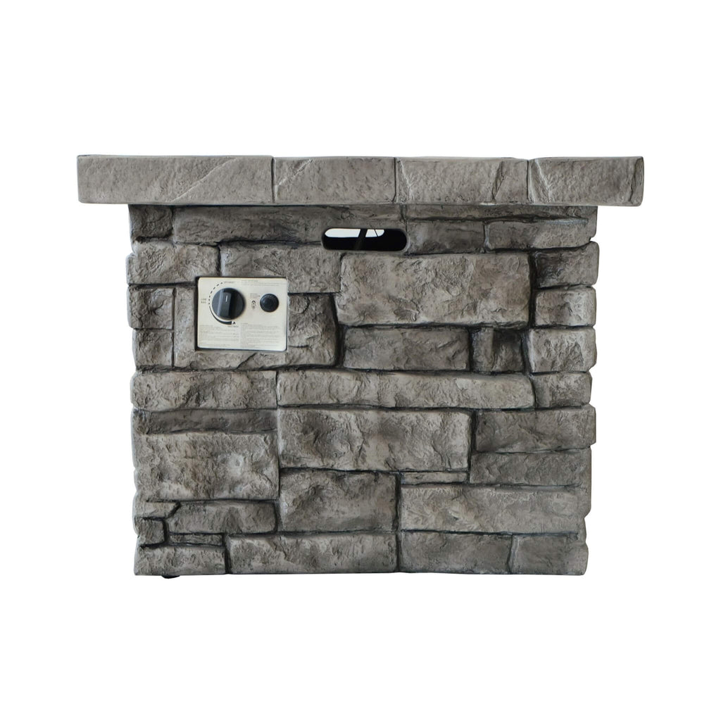 Alora 30-Inch Outdoor Propane Fire Pit Table with Lava Rocks