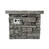 Alora 30-Inch Outdoor Propane Fire Pit Table with Lava Rocks