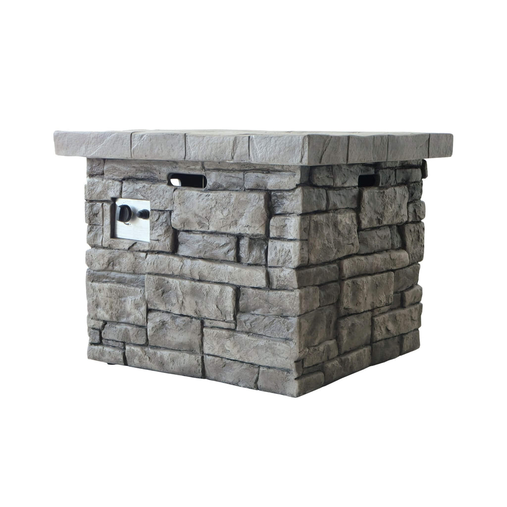 Alora 30-Inch Outdoor Propane Fire Pit Table with Lava Rocks