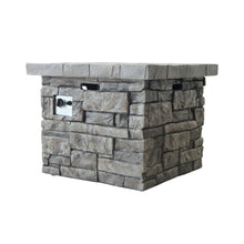 Load image into Gallery viewer, Alora 30-Inch Outdoor Propane Fire Pit Table with Lava Rocks