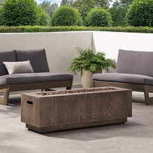 Load image into Gallery viewer, 48” Modern 50K BTU Rectangular Propane Fire Pit