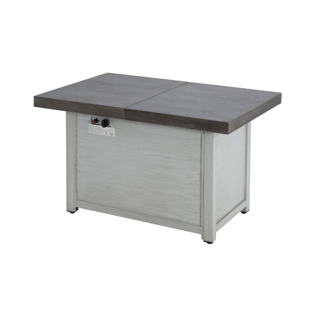 50K BTU Extendable Aluminum Outdoor Fire Pit Table