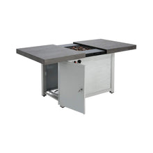 Load image into Gallery viewer, 50K BTU Extendable Aluminum Outdoor Fire Pit Table