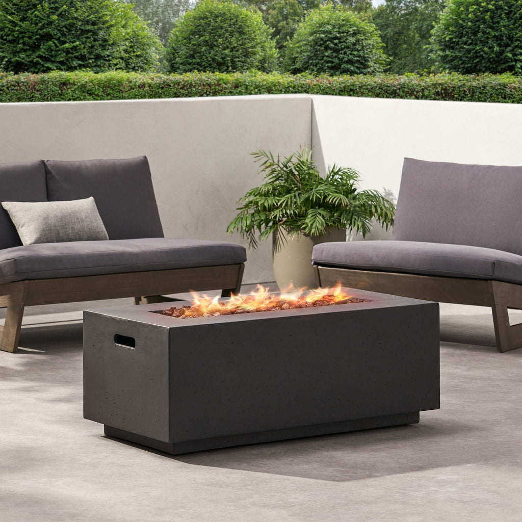 Alora 40,000 BTU Rectangular Propane Gas Fire Pit Table