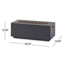 Load image into Gallery viewer, Alora 40,000 BTU Rectangular Propane Gas Fire Pit Table