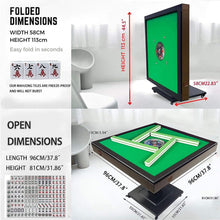 Load image into Gallery viewer, Automatic Ultra-Thin Foldable Mahjong Table With Two 152 42MM Tile Sets (SAK82950)