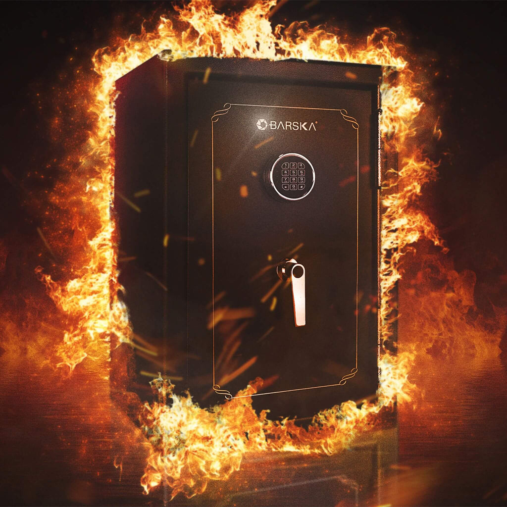 Barska 3.51 Cu. Ft. Heavy-Duty Fireproof Steel Safe with Digital Keypad