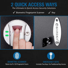 Load image into Gallery viewer, Barska 5.51 CF Tall Biometric Rifle Safe With Biometric Keypad
