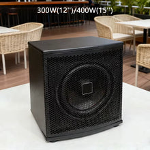 Load image into Gallery viewer, 12/15 Inch Active Speaker 300/400W Subwoofer High Power Sound Box 15-200Hz Audio for Home Theater Sound System Karaoke DJ Studio