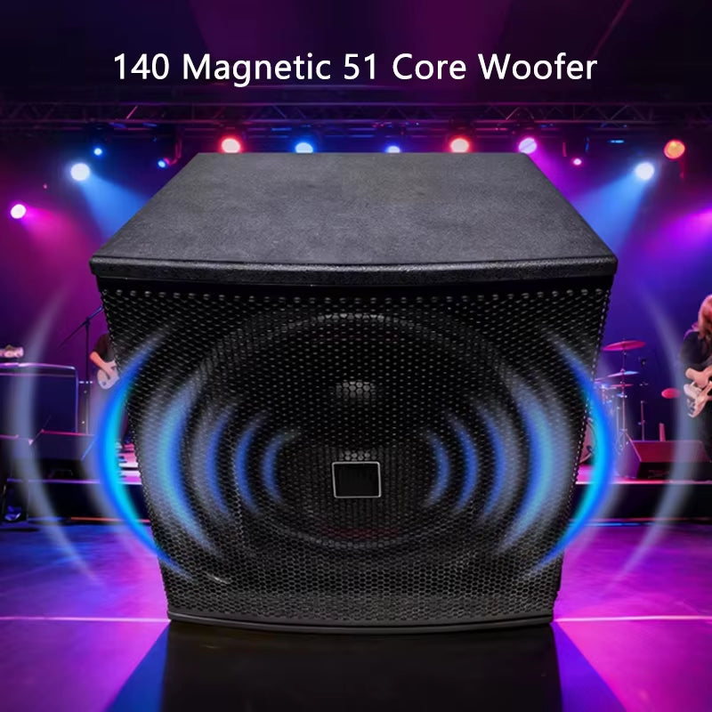 12/15 Inch Active Speaker 300/400W Subwoofer High Power Sound Box 15-200Hz Audio for Home Theater Sound System Karaoke DJ Studio