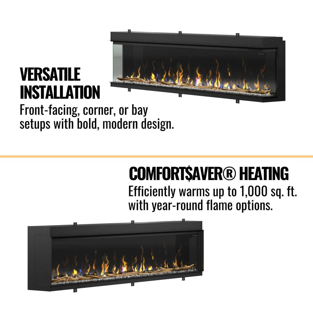 Dimplex IgniteXL Bold 100-Inch Smart Multi-Sided Electric Fireplace