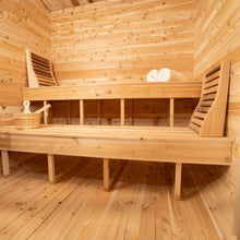 Load image into Gallery viewer, Dundalk Leisurecraft Canadian Timber Serenity 4-Person Barrel Sauna