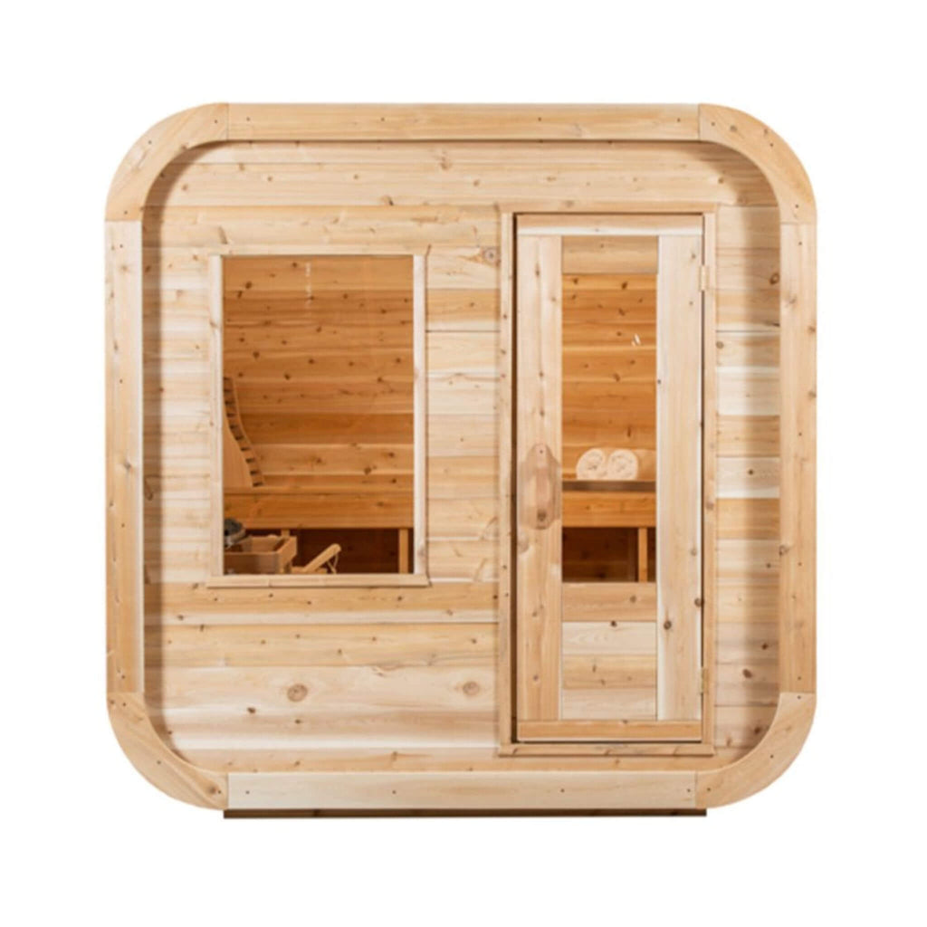 Dundalk Leisurecraft Canadian Timber Serenity 4-Person Barrel Sauna