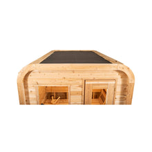 Load image into Gallery viewer, Dundalk Leisurecraft Canadian Timber Serenity 4-Person Barrel Sauna