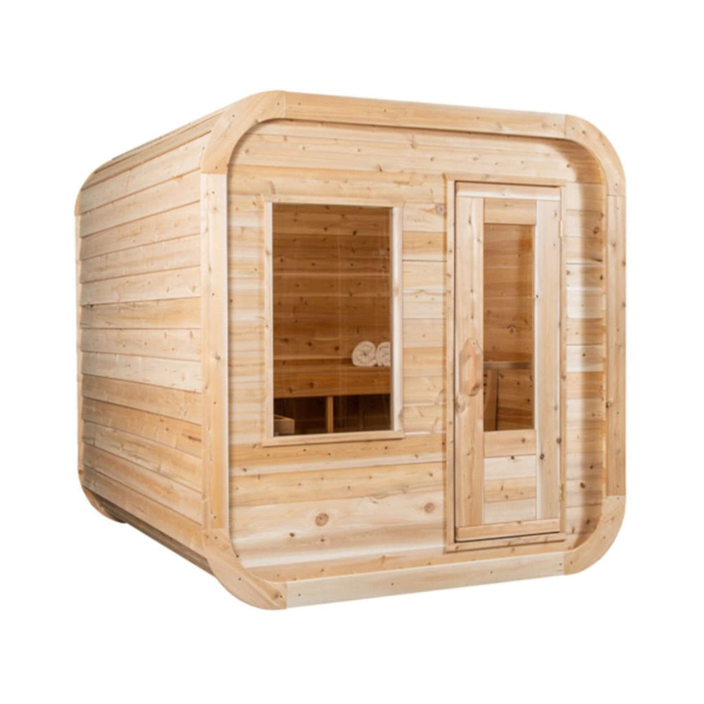 Dundalk Leisurecraft Canadian Timber Serenity 4-Person Barrel Sauna