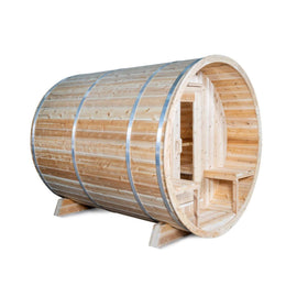 Dundalk Leisurecraft Canadian Timber Serenity 4-Person Barrel Sauna