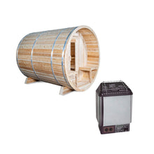 Load image into Gallery viewer, Dundalk Leisurecraft Canadian Timber Serenity 4-Person Barrel Sauna
