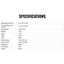 Load image into Gallery viewer, Dynasty Melody 35-Inch Multi-Sided Smart Electric Fireplace
