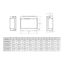 Load image into Gallery viewer, Dynasty Melody 35-Inch Multi-Sided Smart Electric Fireplace
