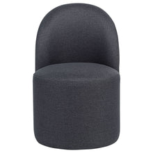 Load image into Gallery viewer, Aubrey Upholstered Barrel Dining Side Chair Charcoal (Set of 2)