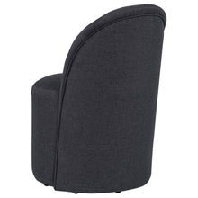 Load image into Gallery viewer, Aubrey Upholstered Barrel Dining Side Chair Charcoal (Set of 2)