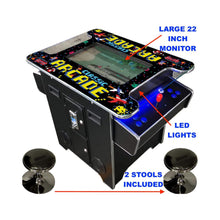 Load image into Gallery viewer, Full-Size Commercial-Grade 2-Player Retro Arcade Machine With 60 Games And Stools (SAK86197)