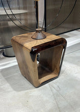 Load image into Gallery viewer, Resin Side Magazine Table Stool - Stylish Modern Wooden Furniture