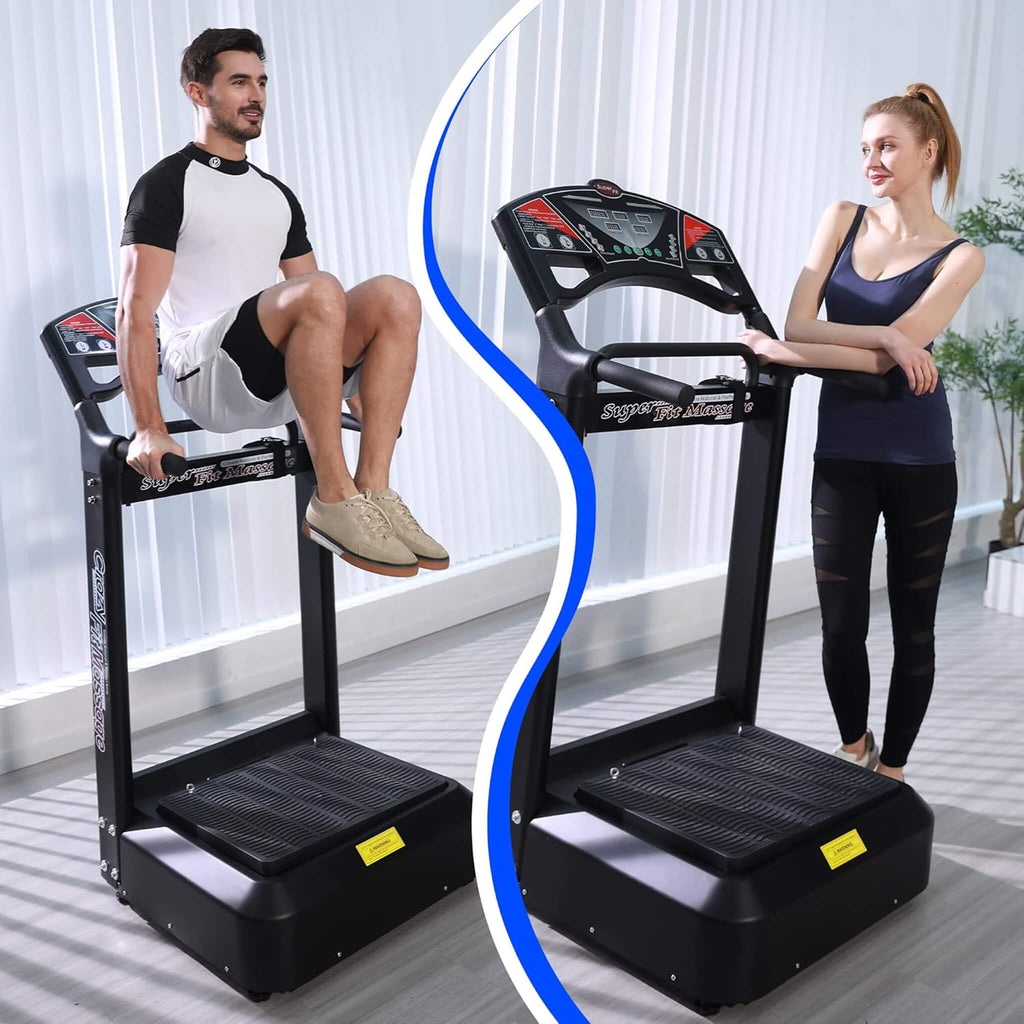 Heavy-Duty Whole Body Vibration Plate Exercise Machine – 400 lb Capacity