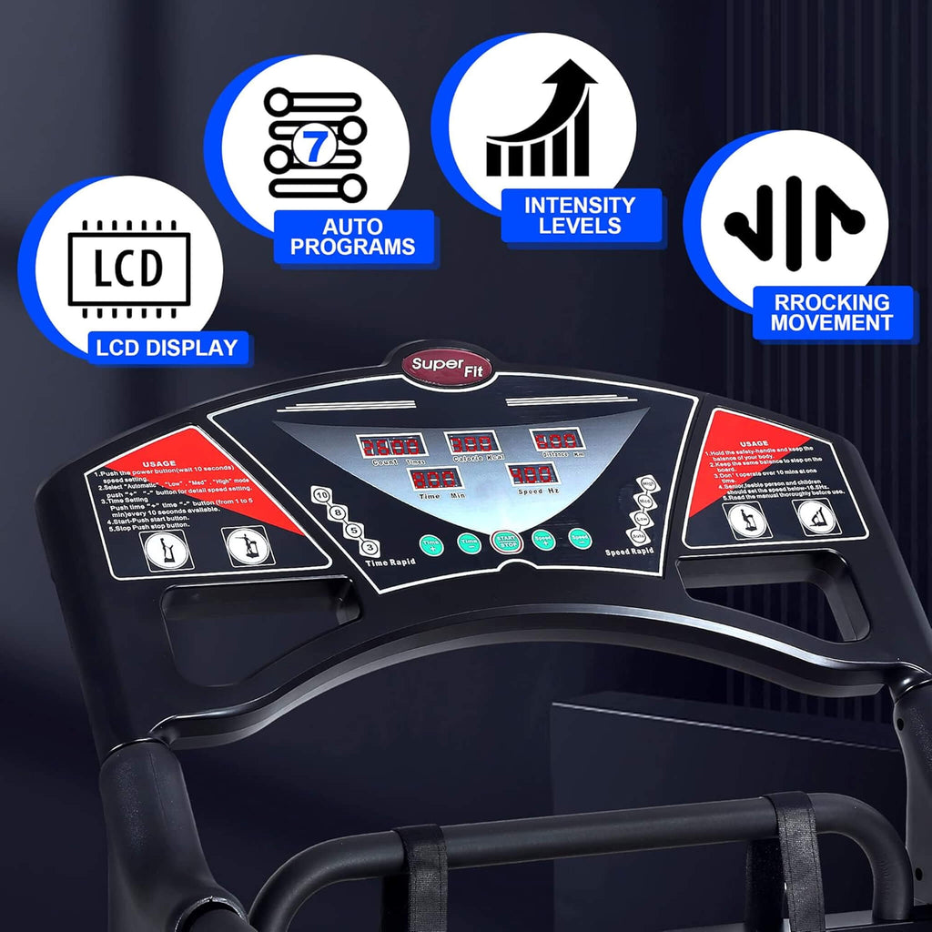 Heavy-Duty Whole Body Vibration Plate Exercise Machine – 400 lb Capacity