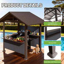 Load image into Gallery viewer, Alora Heavy-Duty Gable Roof Hardtop Grill Gazebo