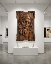 Load image into Gallery viewer, Hand-Carved Jesus Relief