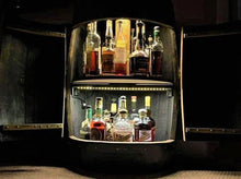 Load image into Gallery viewer, Bourbon Barrel Cabinet made from a real Buffalo Trace barrel