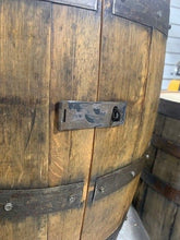 Load image into Gallery viewer, Bourbon Barrel Cabinet made from a real Buffalo Trace barrel