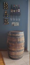 Load image into Gallery viewer, Bourbon Barrel Cabinet made from a real Buffalo Trace barrel