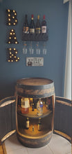 Load image into Gallery viewer, Bourbon Barrel Cabinet made from a real Buffalo Trace barrel