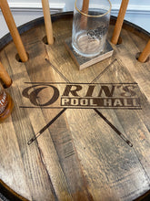 Load image into Gallery viewer, Whiskey Barrel Pool/Billiards Cabinet
