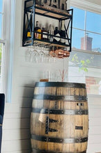 Load image into Gallery viewer, Bourbon Barrel Cabinet with multicolor LED's -engraving available