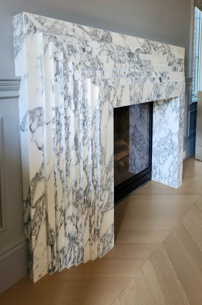 La Gigi 80 Luxury Fireplace Mantel – Grand French-Inspired Statement Surround