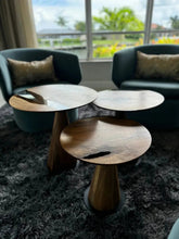 Load image into Gallery viewer, Resin Nesting Tables - Versatile Zigzag Epoxy Coffee Table Set