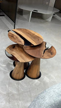 Load image into Gallery viewer, Resin Nesting Tables - Versatile Zigzag Epoxy Coffee Table Set