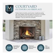 Load image into Gallery viewer, Majestic Courtyard 42" Traditional Outdoor Gas Fireplace