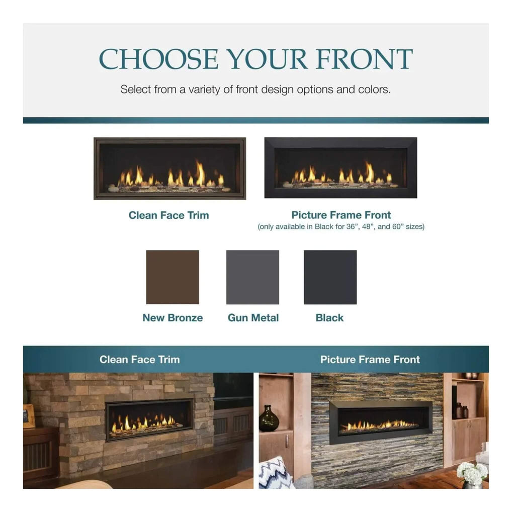 Majestic Echelon II 48" See-Through Direct Vent Gas Fireplace
