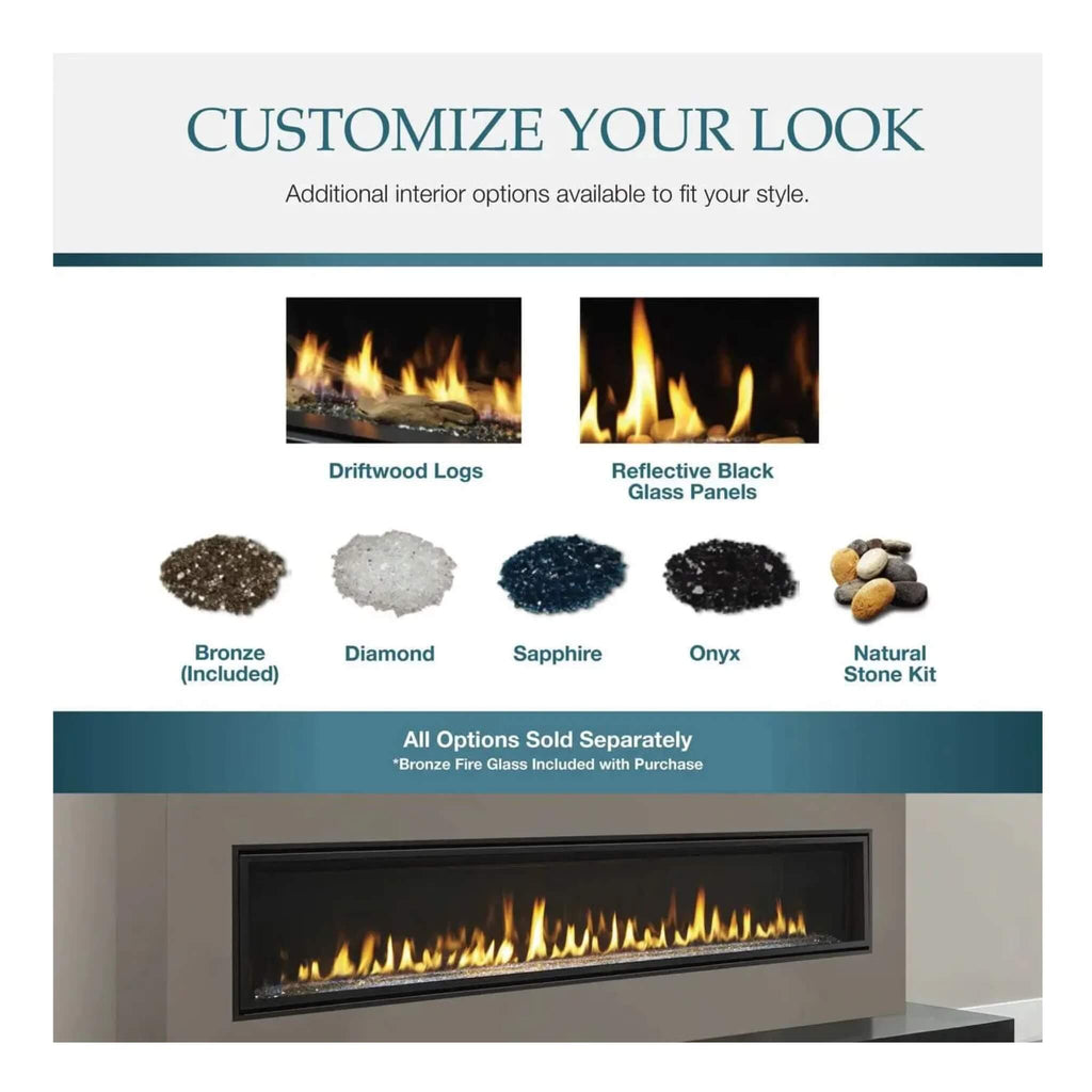 Majestic Echelon II 48" See-Through Direct Vent Gas Fireplace