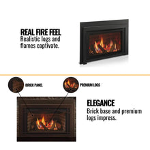 Load image into Gallery viewer, Majestic Ruby 30-Inch Direct Vent Natural Gas Insert with IntelliFire Touch Ignition