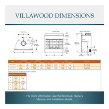 Load image into Gallery viewer, Majestic Villawood 42” Outdoor Wood-Burning Fireplace