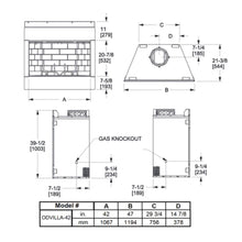 Load image into Gallery viewer, Majestic Villawood 42” Outdoor Wood-Burning Fireplace