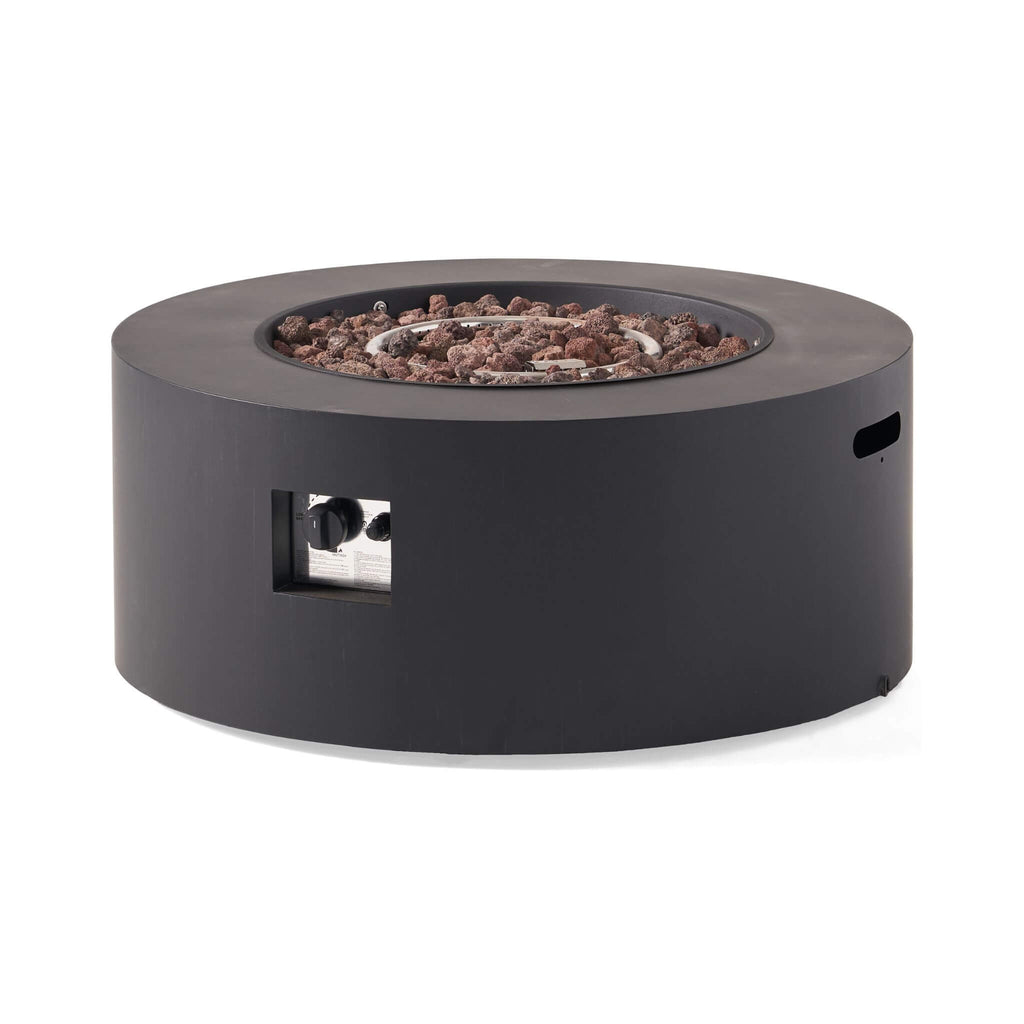32” Round 40K BTU Iron Propane Fire Pit